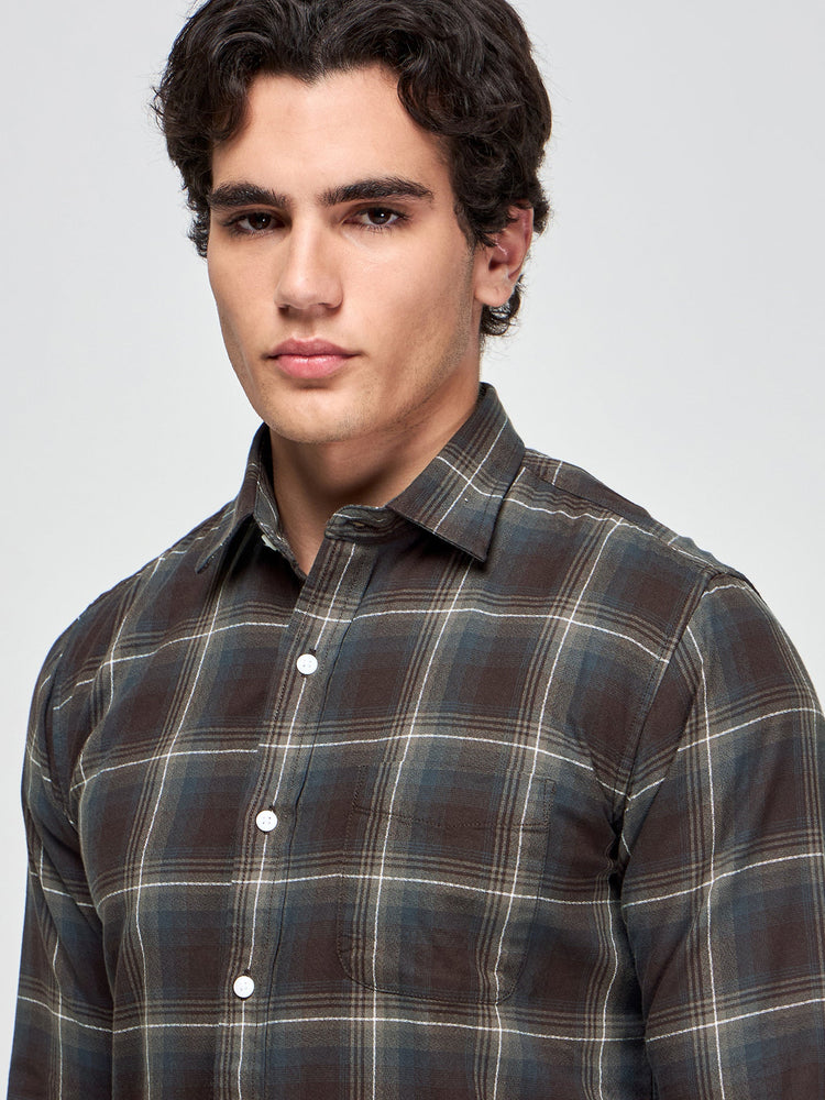 Pure Cotton Checked Shirt