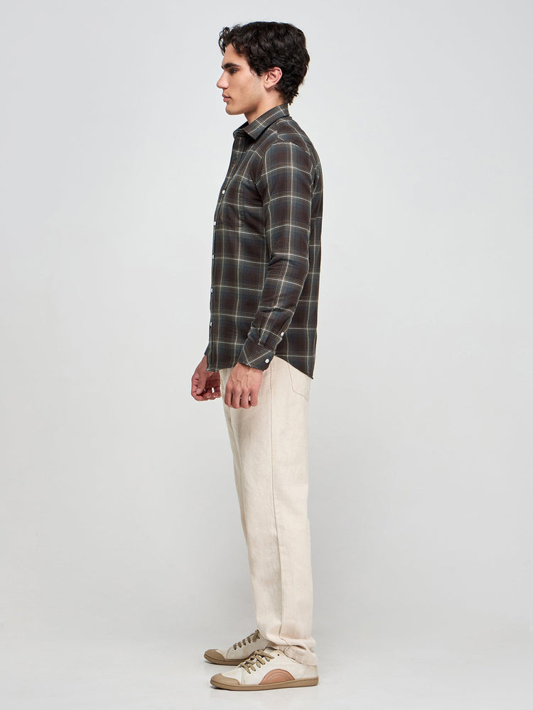 Pure Cotton Checked Shirt