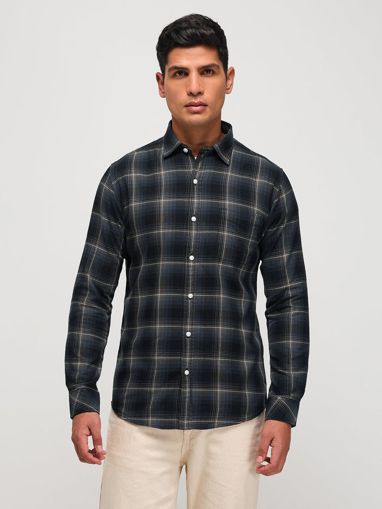 Pure Cotton Checked Shirt