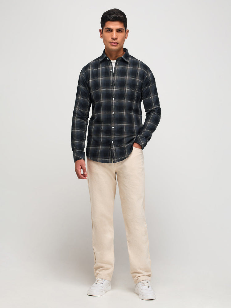 Pure Cotton Checked Shirt
