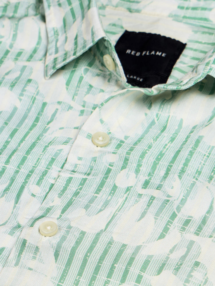Floral Print Viscose Shirt