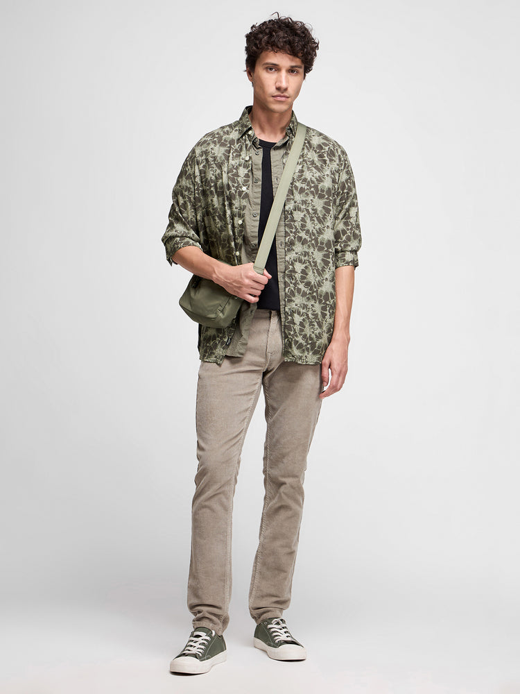 Floral Print Viscose Shirt