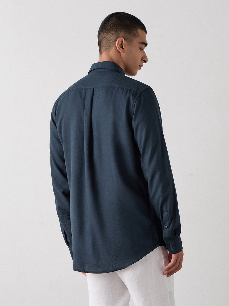 Regular Fit Linen Tencel Shirt