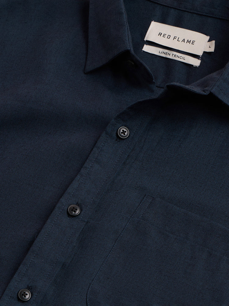 Regular Fit Linen Tencel Shirt