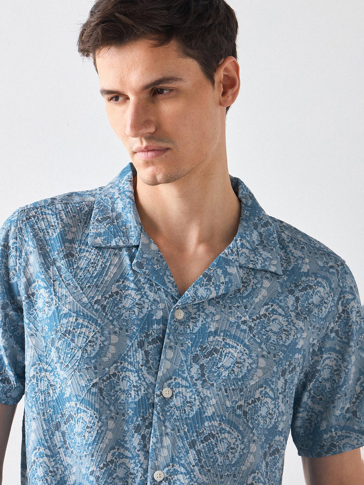 Relaxed Fit Paisley Print Shirt