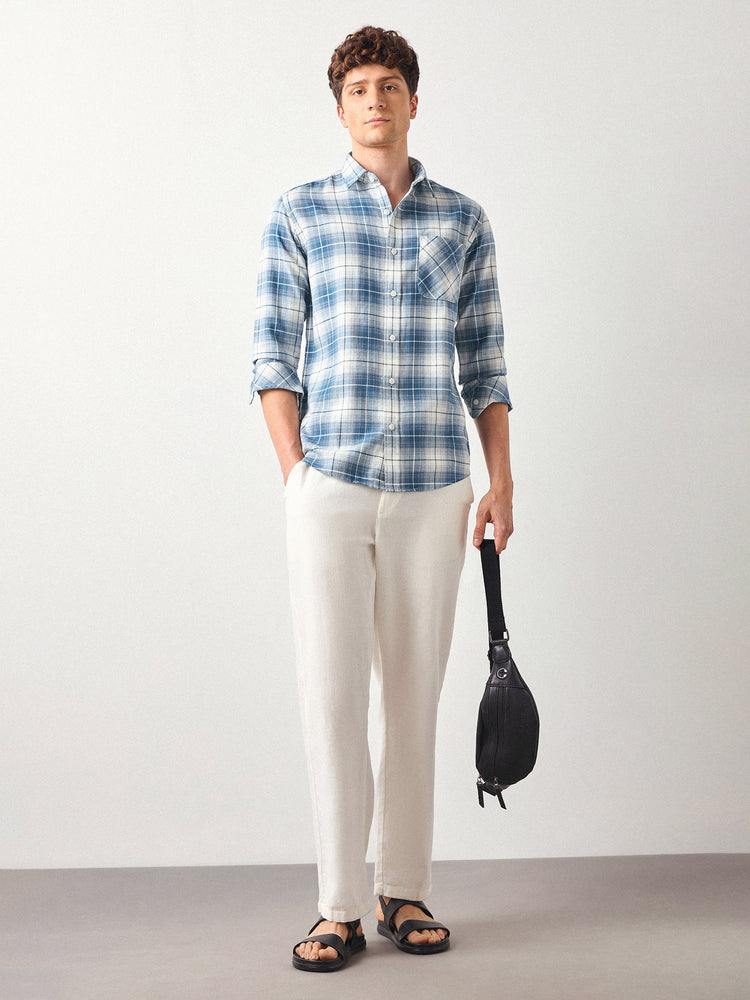 Checked Textured Shirt