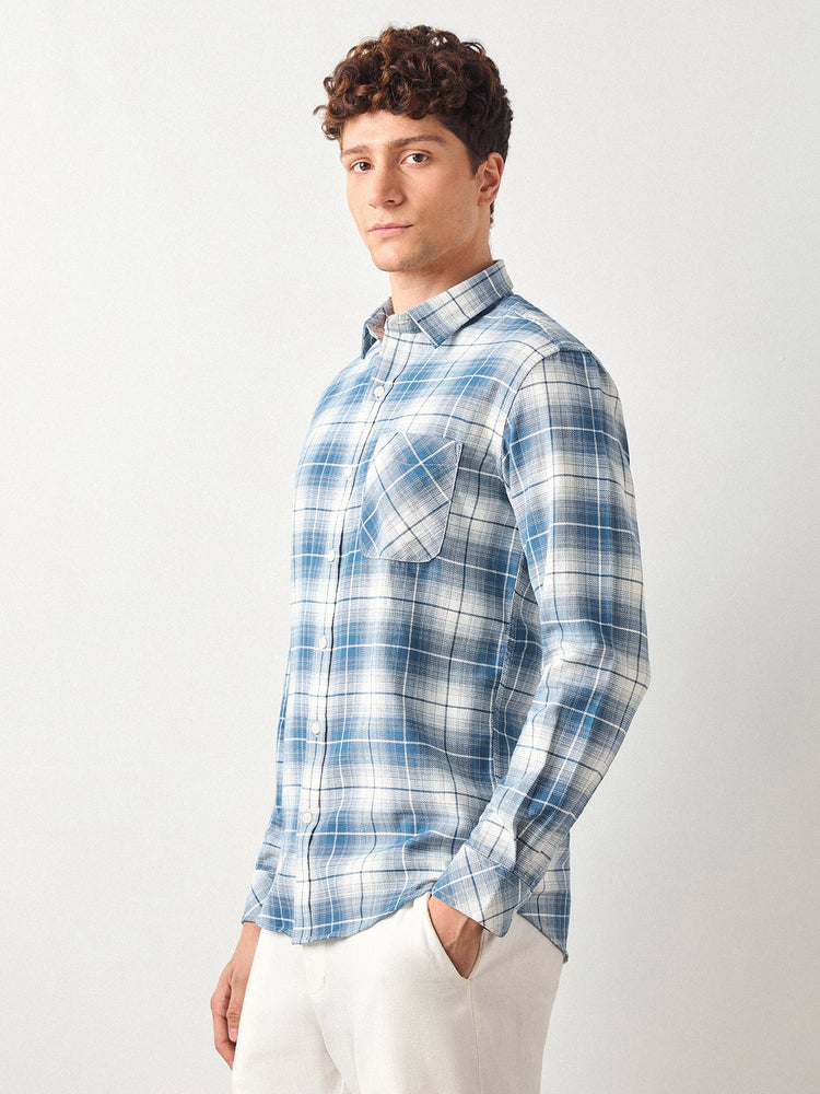Checked Textured Shirt