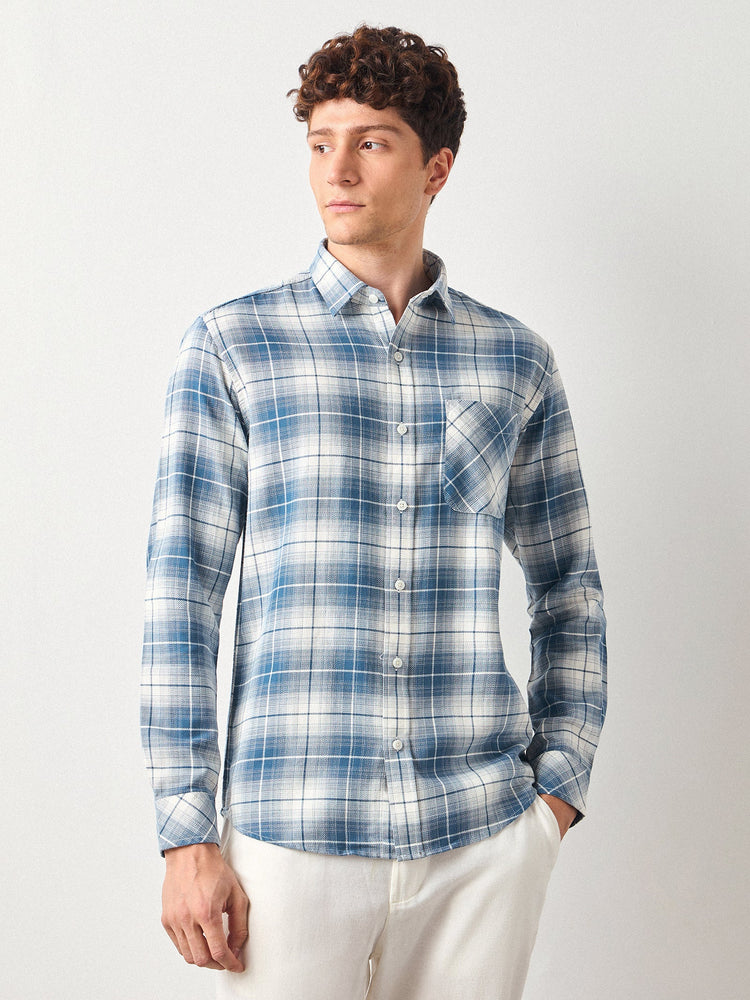 Checked Textured Shirt