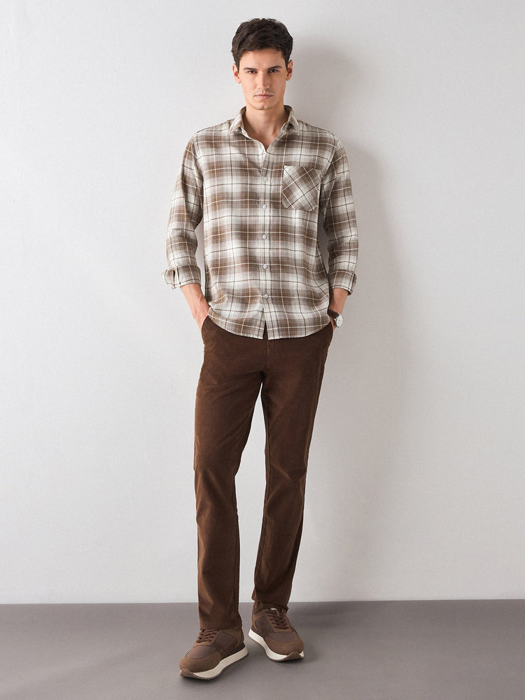 Checked Textured Shirt