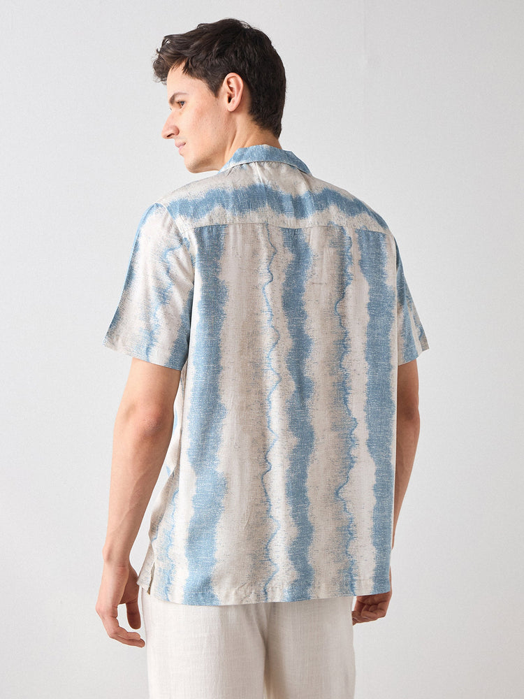Relaxed Fit Abstract Print Shirt