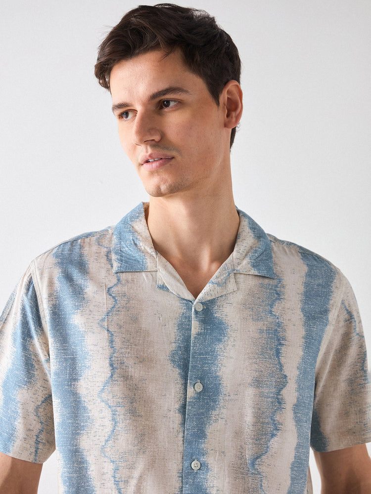Relaxed Fit Abstract Print Shirt