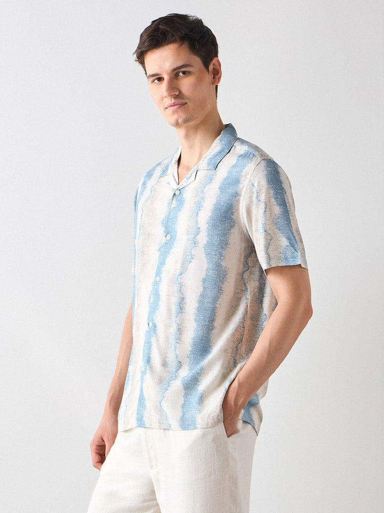Relaxed Fit Abstract Print Shirt