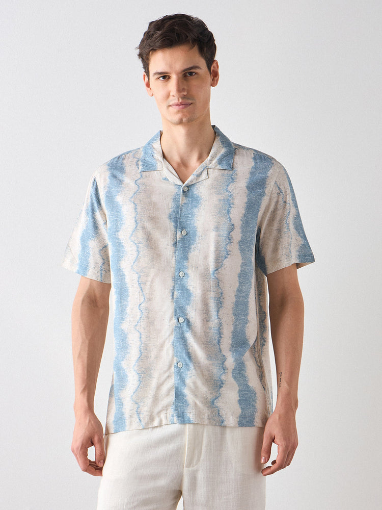 Relaxed Fit Abstract Print Shirt