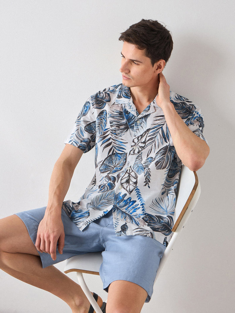Relaxed Fit Floral Print Shirt