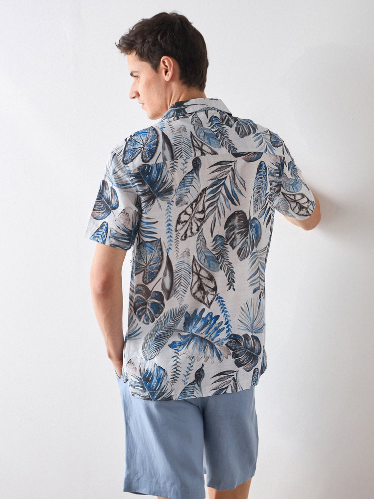 Relaxed Fit Floral Print Shirt