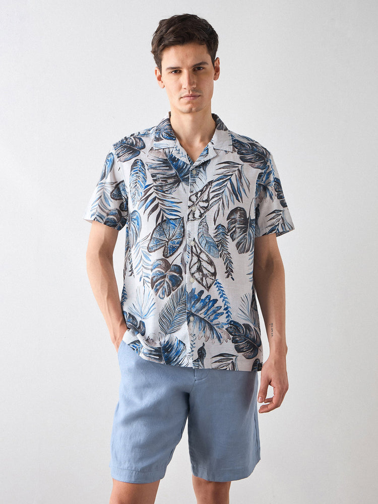 Relaxed Fit Floral Print Shirt
