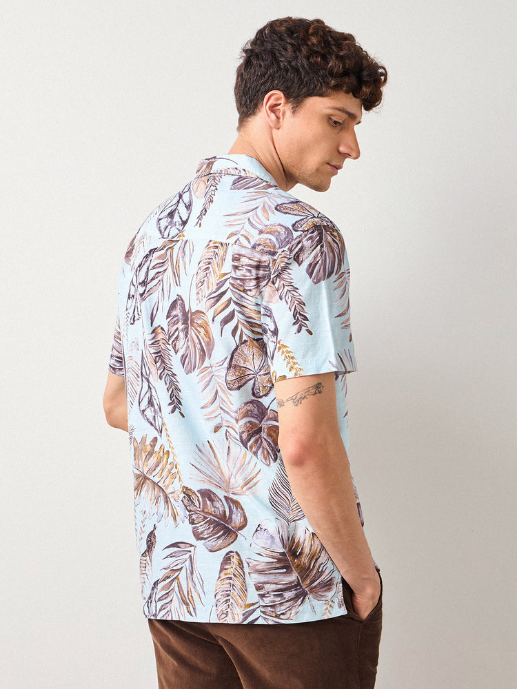 Relaxed Fit Floral Print Shirt
