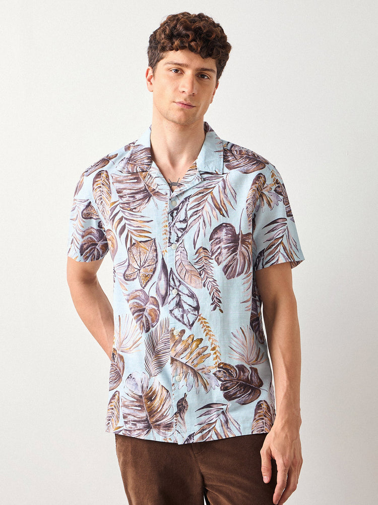 Relaxed Fit Floral Print Shirt