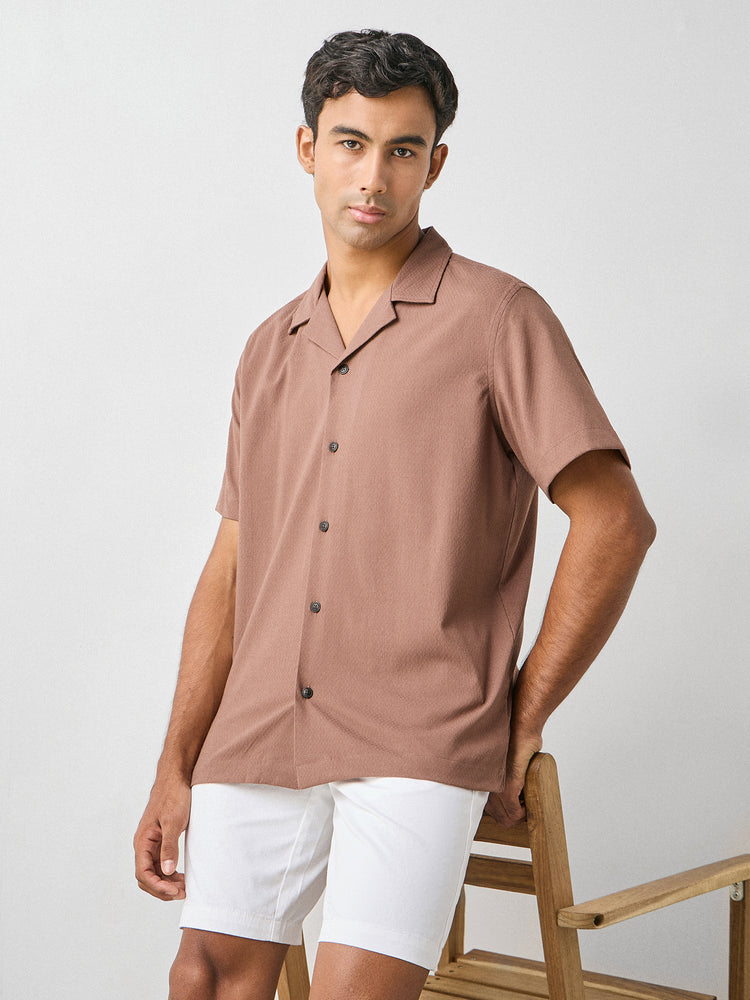 Relaxed Fit Textured Shirt