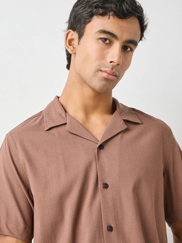 Relaxed Fit Textured Shirt