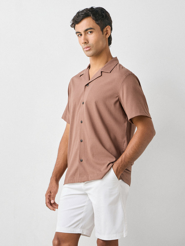 Relaxed Fit Textured Shirt