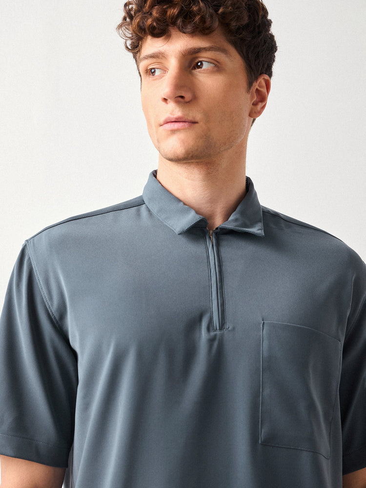 Boxy Fit Zipped Shirt