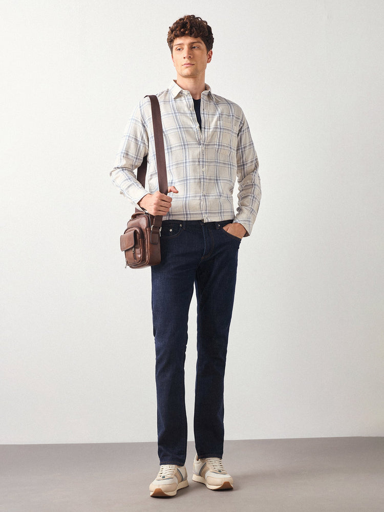 Checked Linen Shirt