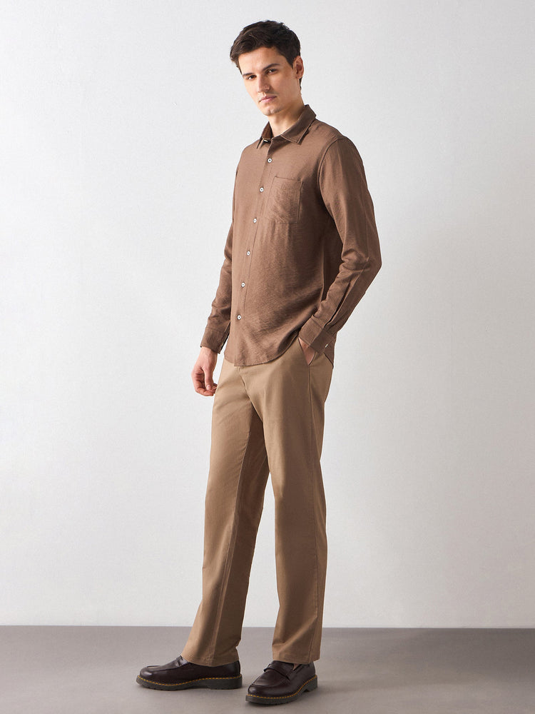 Crinkled Nylon Shirt