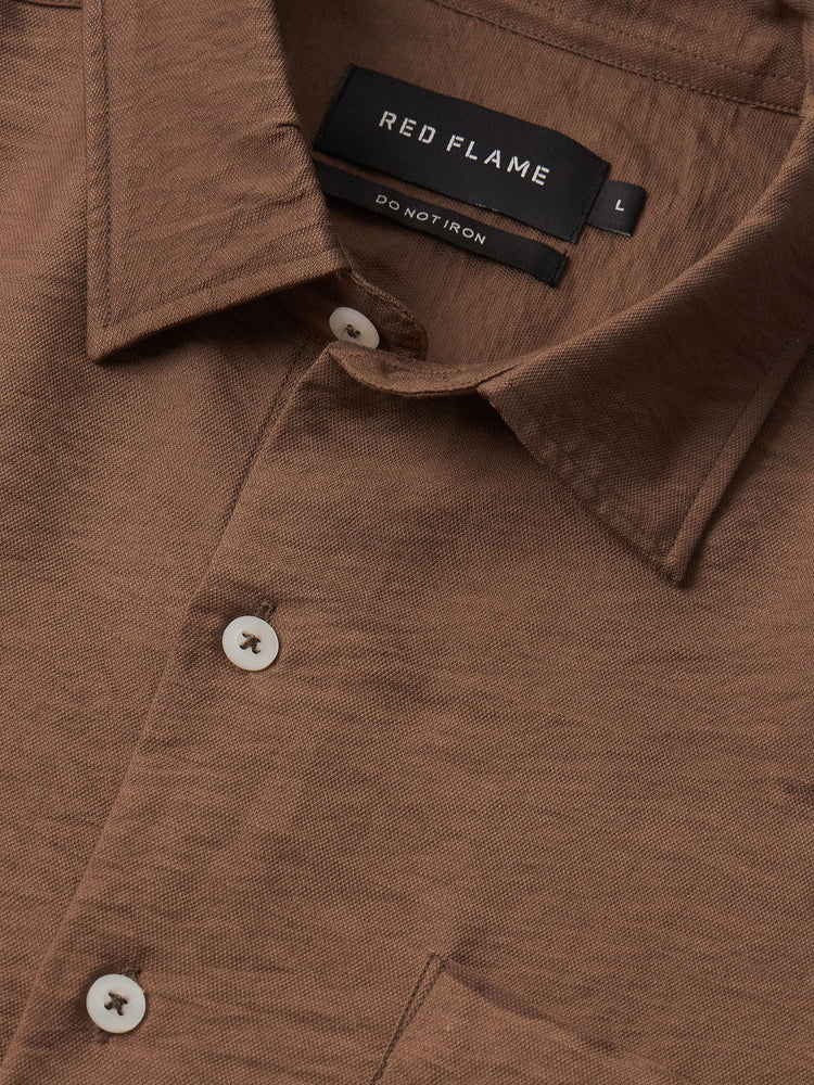 Crinkled Nylon Shirt