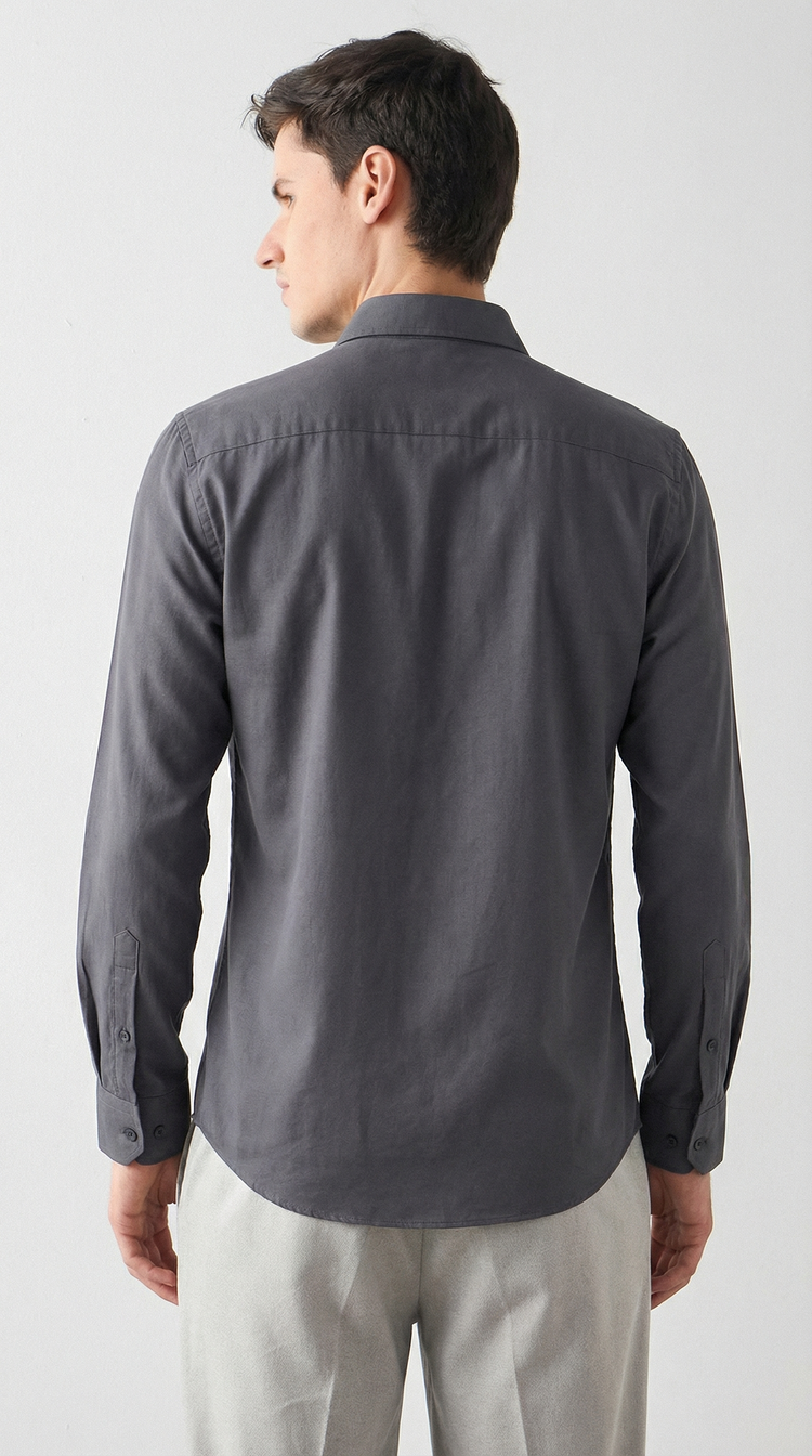 Crinkled Nylon Shirt