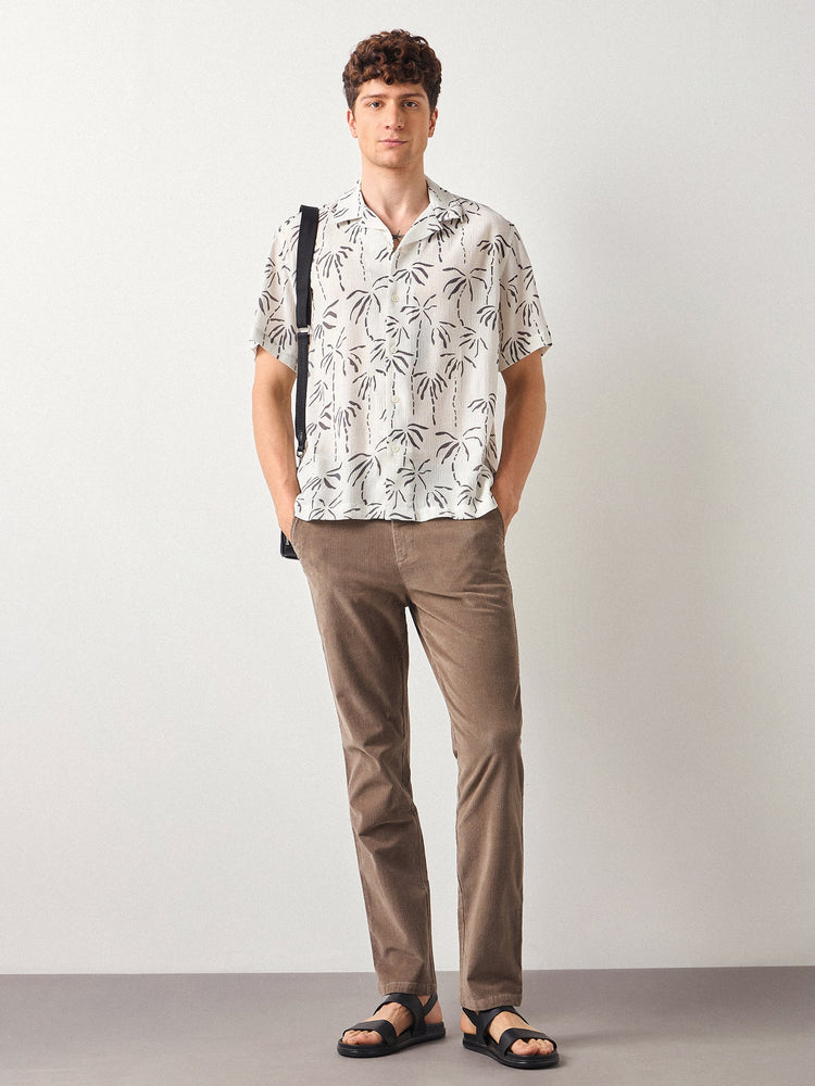 Relaxed Fit Floral Print Shirt