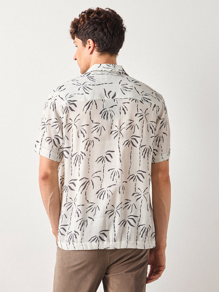 Relaxed Fit Floral Print Shirt