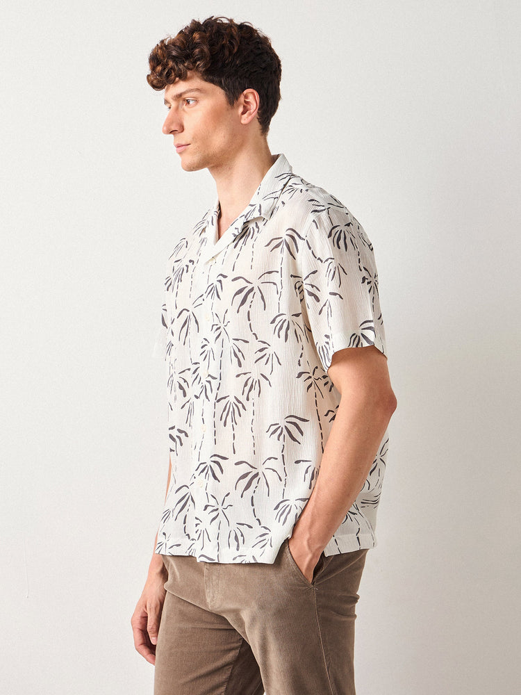 Relaxed Fit Floral Print Shirt