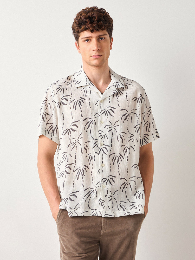Relaxed Fit Floral Print Shirt