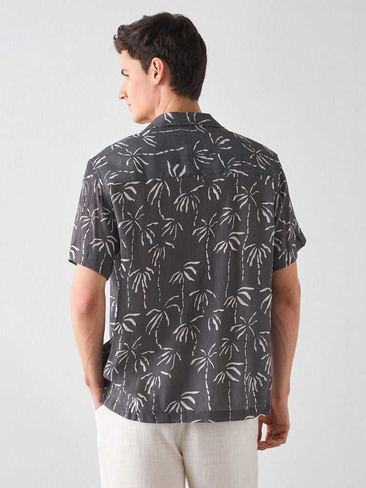 Relaxed Fit Floral Print Shirt