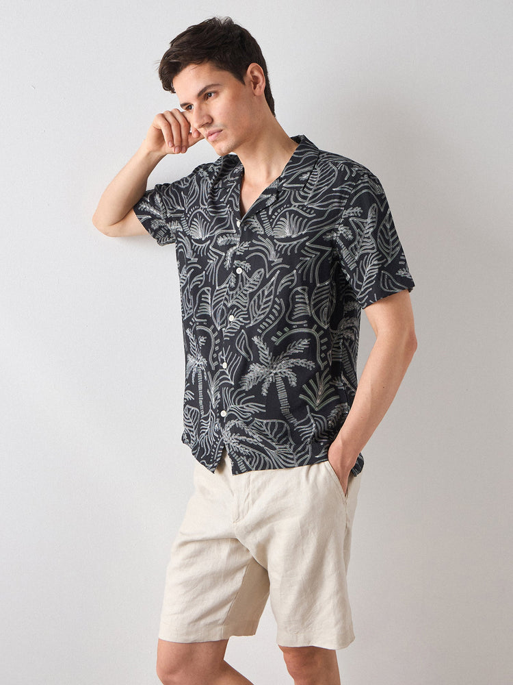 Relaxed Fit Paisley Print Shirt