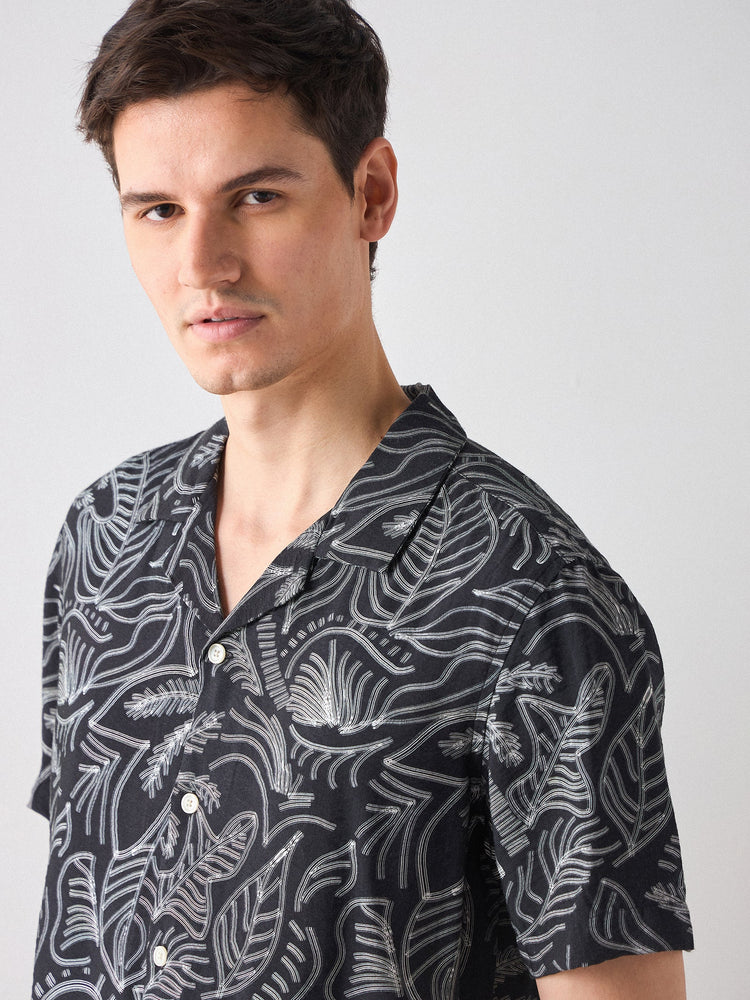 Relaxed Fit Paisley Print Shirt