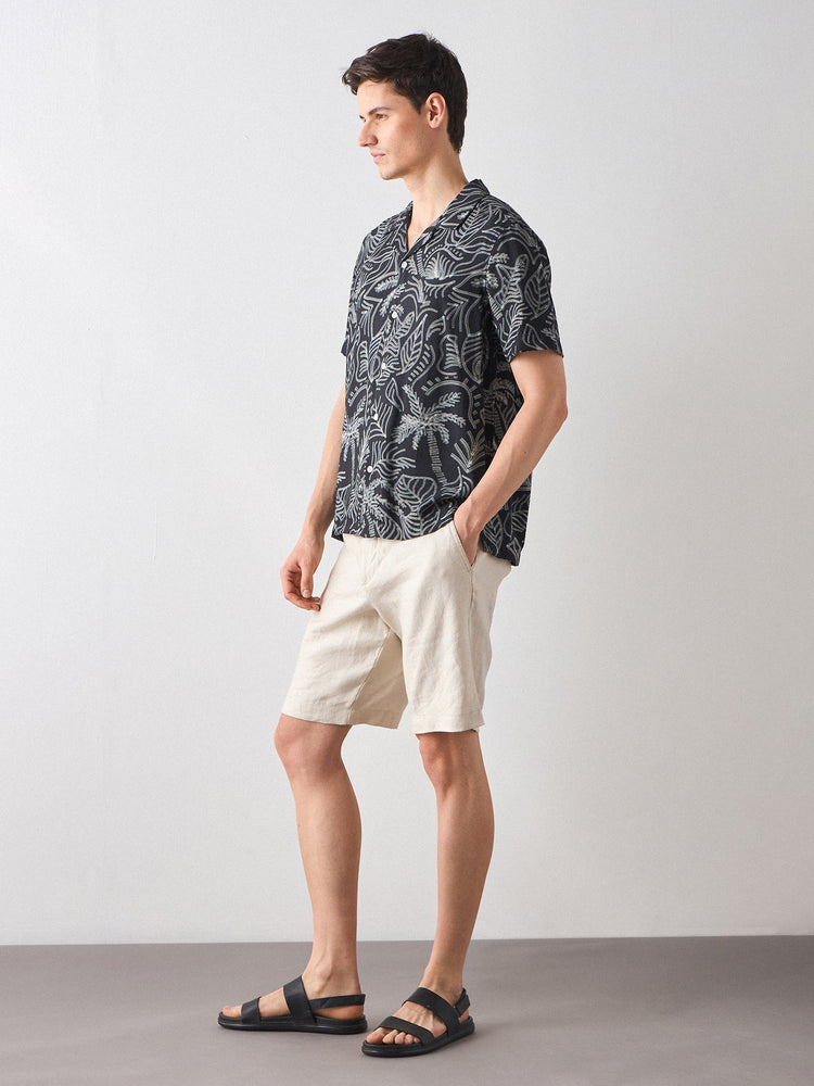 Relaxed Fit Paisley Print Shirt