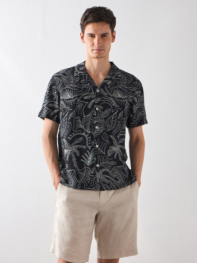 Relaxed Fit Paisley Print Shirt