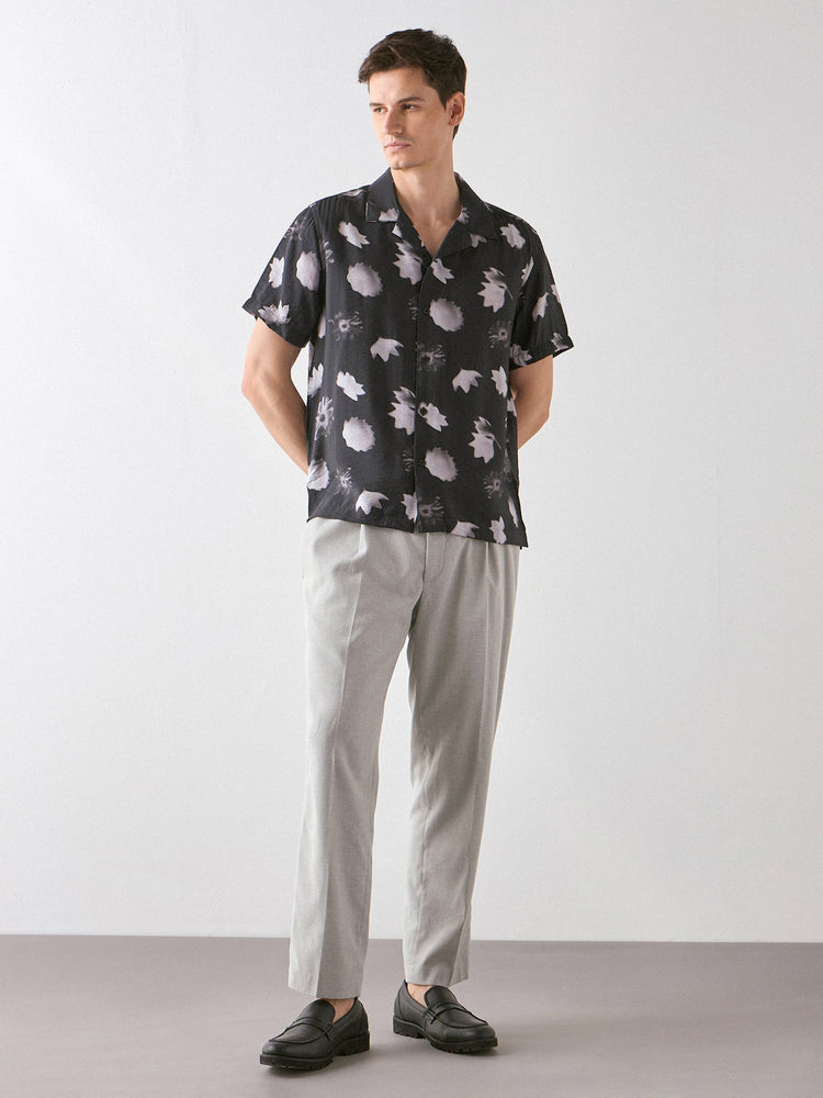 Relaxed Fit Floral Print Shirt