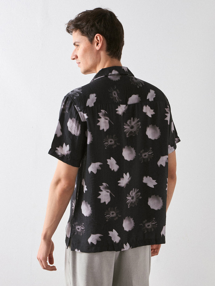 Relaxed Fit Floral Print Shirt