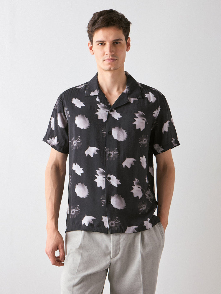 Relaxed Fit Floral Print Shirt