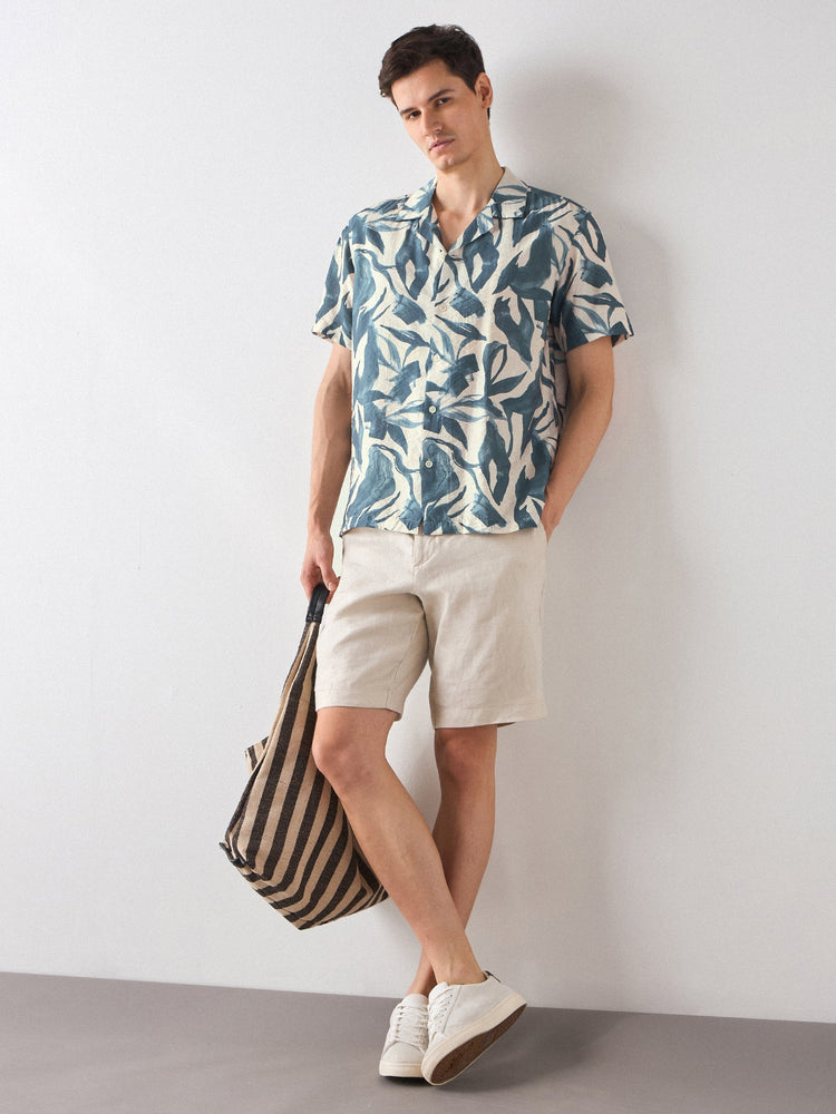 Relaxed Fit Abstract Print Shirt