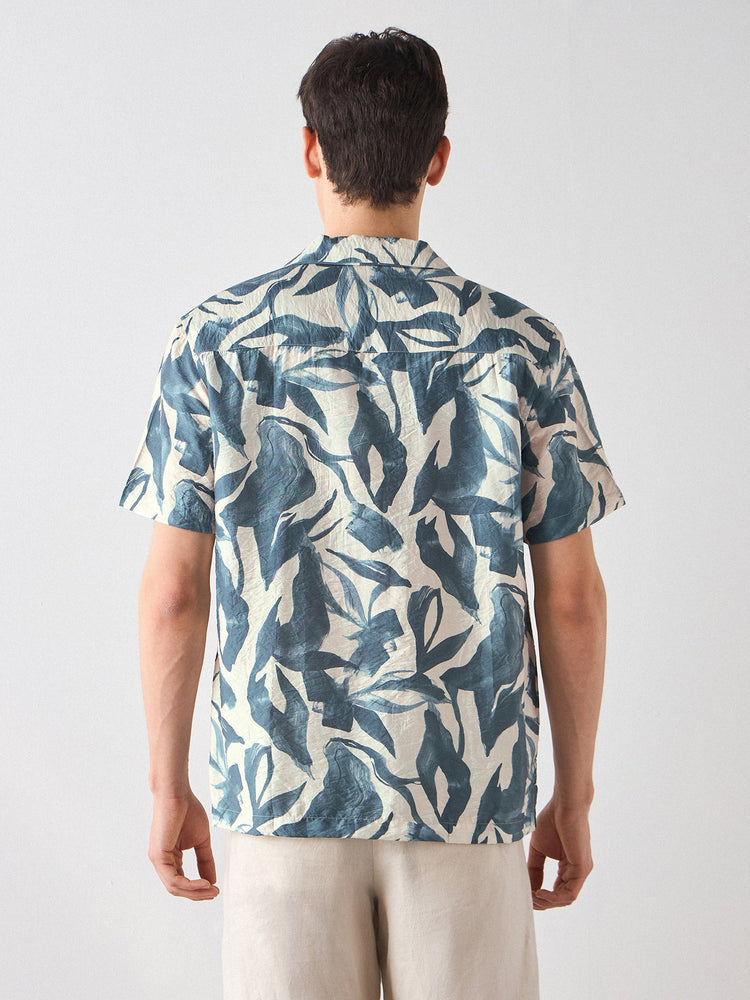 Relaxed Fit Abstract Print Shirt