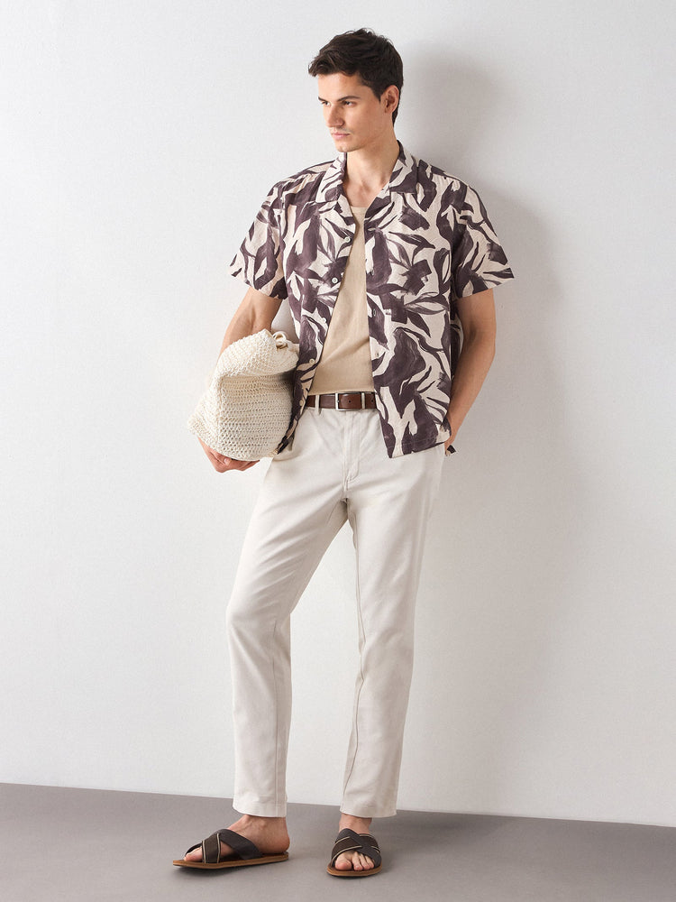 Relaxed Fit Abstract Print Shirt