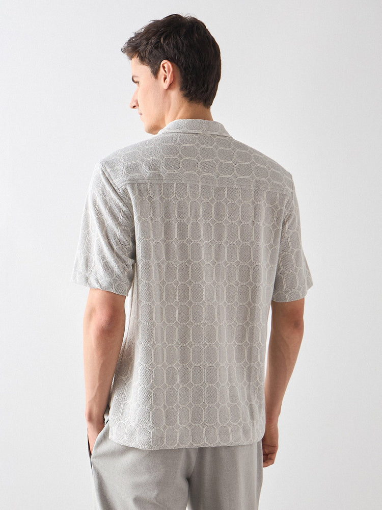 Boxy Fit Knit Shirt