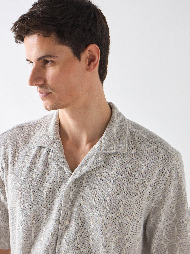 Boxy Fit Knit Shirt