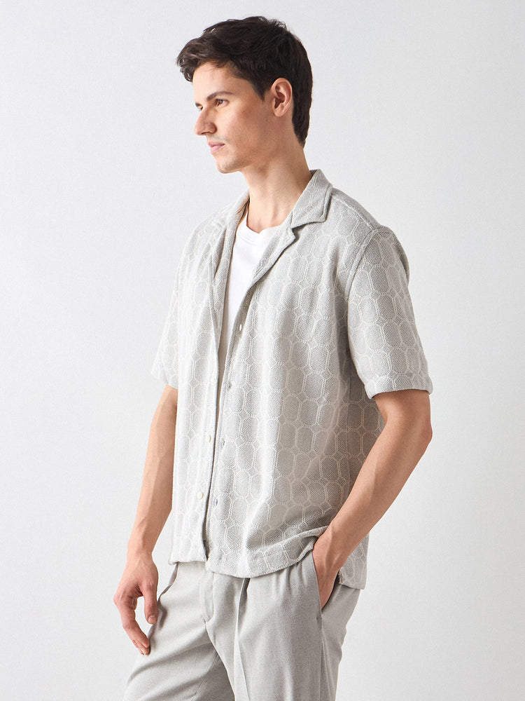 Boxy Fit Knit Shirt