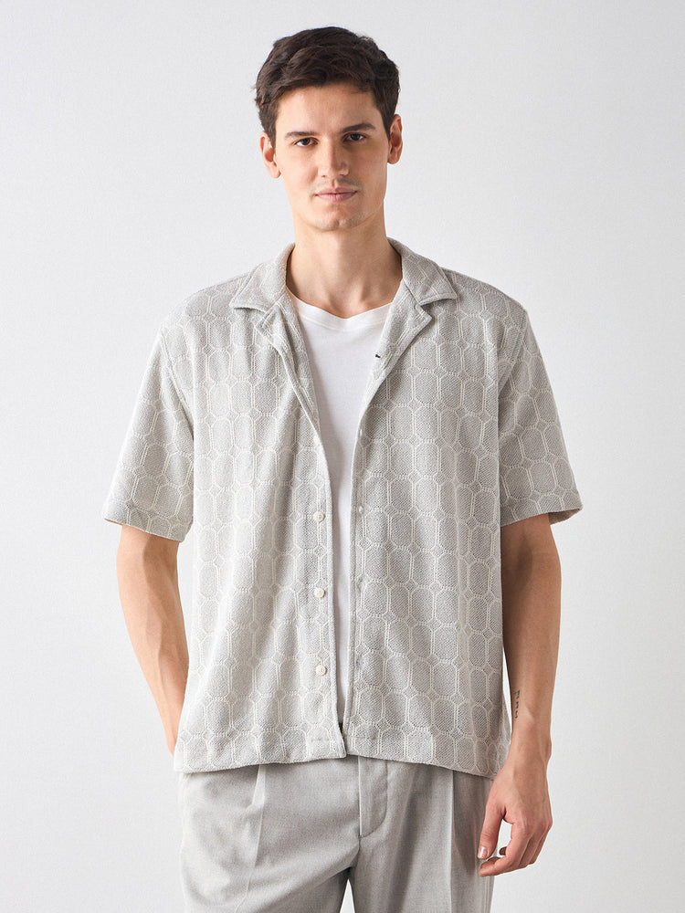 Boxy Fit Knit Shirt