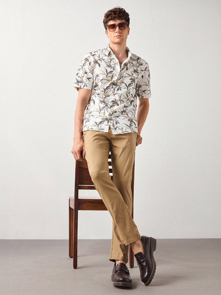 Relaxed Fit Floral Print Shirt